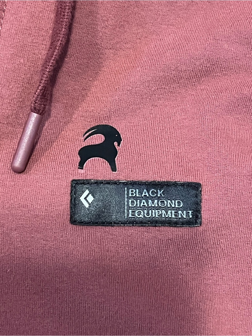 Black Diamond Hoodie with Logo, large - Picture 3 of 6